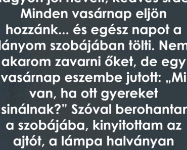 Benyitottam a lányom szobájába, és szó szerint lefagytam attól, amit láttam