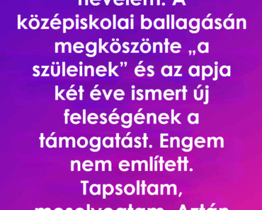 Az érettségi pillanat, amely mindenkit meghatott