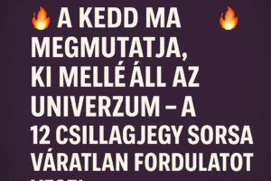 🔥 „A kedd ma megmutatja, ki mellé áll az Univerzum – a 12 csillagjegy sorsa váratlan fordulatot vesz!” 🔥
