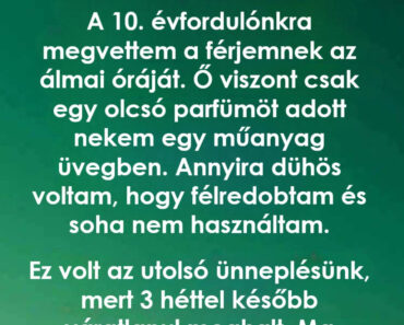 A parfüm, amit gondatlanul kidobtam, egy titkot rejtett, ami mindent megváltoztathatott volna – de túl későn jöttem rá.