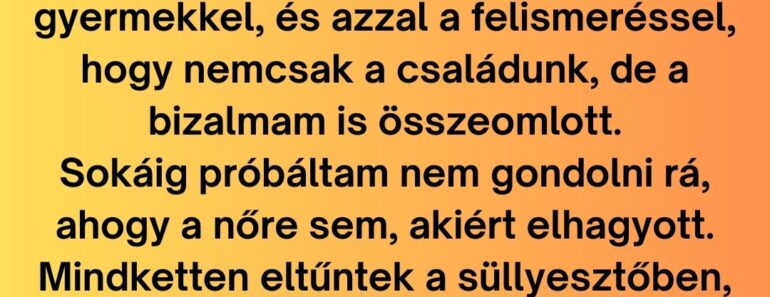 Amikor egy csendes üzenet oldotta fel a múlt árnyait