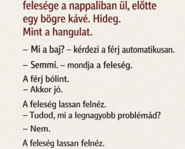 A Feleség Csak Annyit Mondott: Semmi Baj… A Férj Nem Tudta, Hogy Ez Már A Vége Előtti Utolsó Mondat