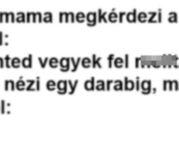 VICC: A nagymama komoly arccal fordul a nagypapához