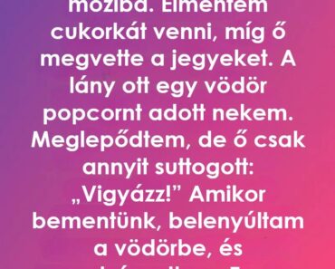 A büfés lány azt suttogta, hogy vigyázzak, majd kiderült, miért