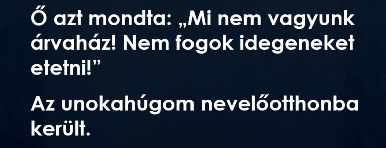 Második esély a családra: a nap, amikor a unokahúgom visszatért az életembe