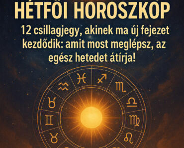 Hétfői Horoszkóp – 12 csillagjegy, akinek ma új fejezet kezdődik: amit most meglépsz, az egész hetedet átírja!