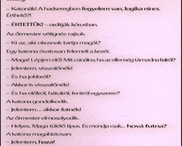 Az őrmester csak egy egyszerű kérdést tett fel az újoncnak… a válasz után az egész század LEFAGYOTT 😳💥