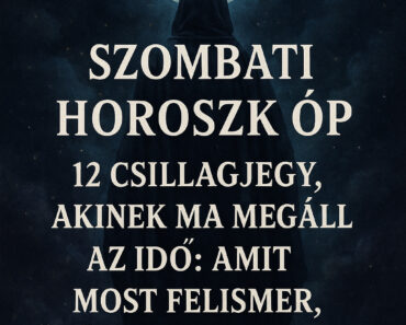 Szombati Horoszkóp – 12 csillagjegy, akinek ma megáll az idő: amit most felismer, örökre vele marad! Szombati Horoszkóp – 12 csillagjegy, akinek ma megáll az idő: amit most felismer, örökre vele marad!