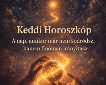 Keddi Horoszkóp – A nap, amikor már nem sodródsz, hanem finoman irányítasz