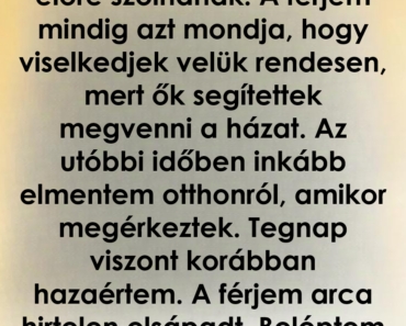 Azt hittem, tolakodnak az apósomék – De amit megtudtam, mindent megváltoztatott