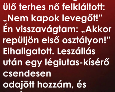 Egy egyszerű repülőút ami megtanított az igazi kedvességre és empátiára