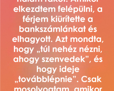 Elfordult a fájdalmamtól, én pedig beléptem az erőmbe