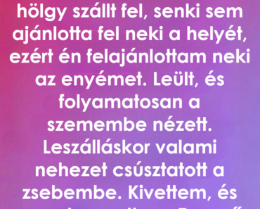 Egy egyszerű buszozás egy felejthetetlen pillanattá vált