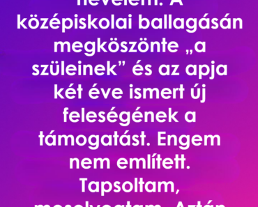 Az érettségi pillanat, amely mindenkit meghatott