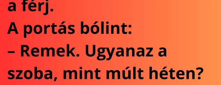 Az ifjú házasok a recepciónál.