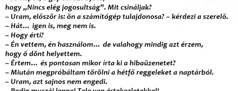 Egy férfi felhívja a számítógépes ügyfélszolgálatot.