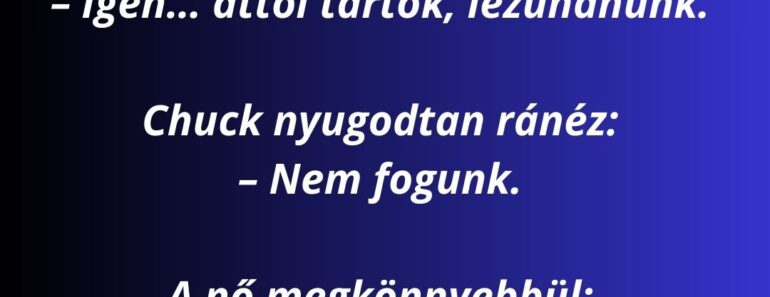 Chuck Norris felszáll a repülőre, leül.