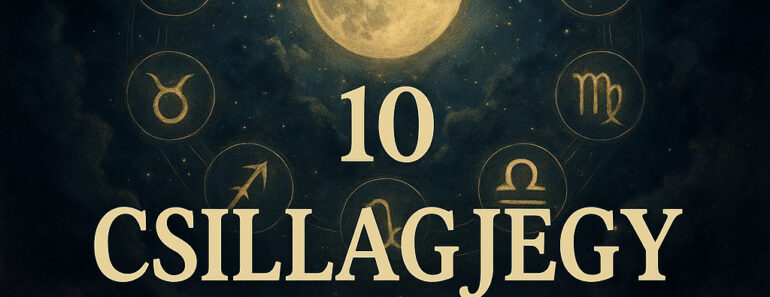 10 CSILLAGJEGY – A Holnap Rejtett Figyelmeztetései és Ajándékai