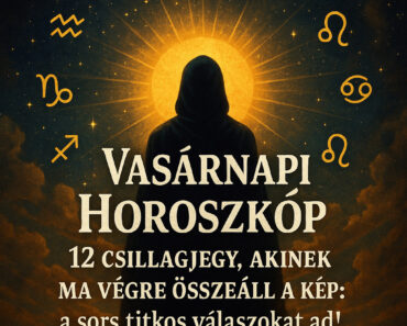 Vasárnapi Horoszkóp – 12 csillagjegy, akinek ma végre összeáll a kép: a sors titkos válaszokat ad!