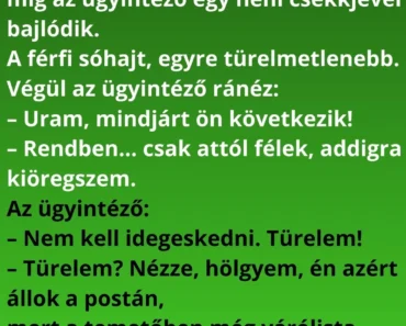 A postán a lassú ügyintézés