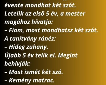 Egy fiatal férfi elmegy egy nagyon szigorú meditációs táborba,