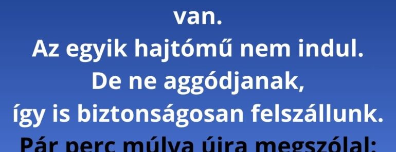 Egy repülő felszállás előtt áll.