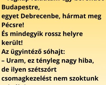 Egy utas a vasútállomáson reklamál a pultnál: