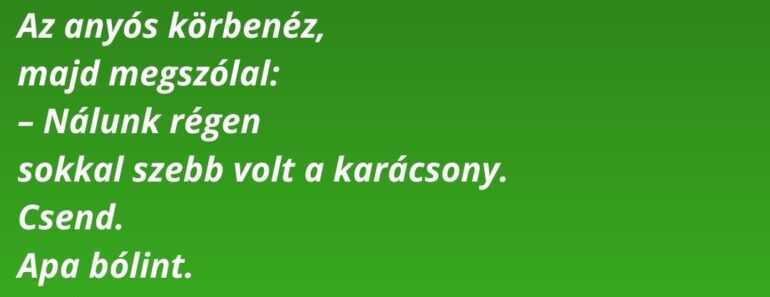 Karácsony és az anyós