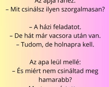 Pistike késő este ül az asztalnál és ír.