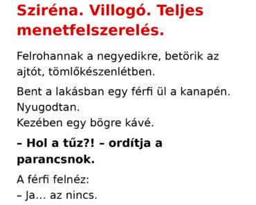 A tűzoltók teljes készültséggel rontottak be a lakásba… de amit bent találtak, arra SENKI nem volt felkészülve 😳🚒🔥