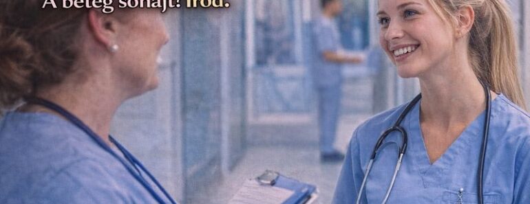 Az ápolónő mindent felírt a kartonba… a bácsi meg egy mondattal vitte el az egészet