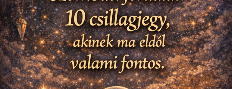Szombati fordulat: 10 csillagjegy, akinek ma eldől valami fontos