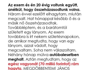 Váratlan örökség: amit az exem hátrahagyott