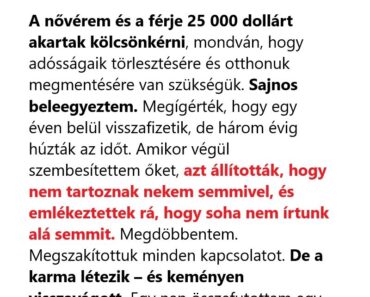 A nővérem és a férje eltűntek, miután egy vagyont kértek kölcsön, aztán utolérte őket a sors