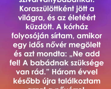 Az ápolónő, akinek a jósága örökre megváltoztatta az életünket