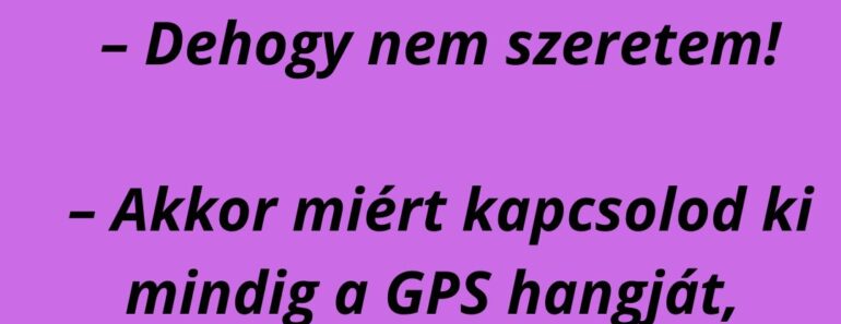 A feleség kérdezi a férjet: