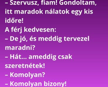 Anyós – váratlan látogatás