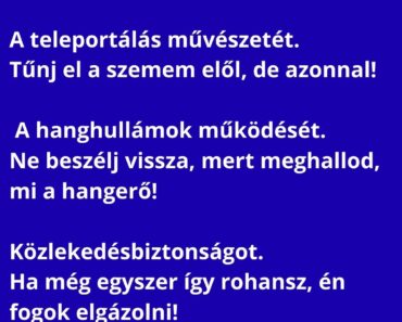 Mit tanultam anyukámtól?