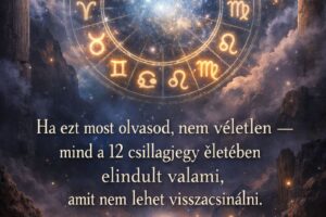Ha ezt most olvasod, nem véletlen – mind a 12 csillagjegy életében elindult valami, amit nem lehet visszacsinálni