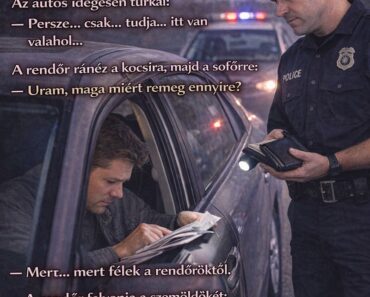 Tudja, mennyivel ment?” – a rendőr kérdezett… az autós válasza után lefagyott a világ 😭😂