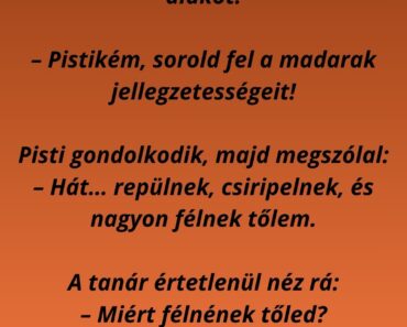 Egy tanár felszólítja az egyik diákot: