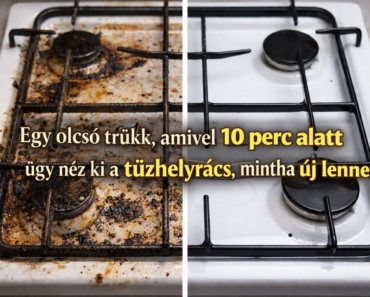 Egy olcsó trükk, amivel 10 perc alatt úgy néz ki a tűzhelyrács, mintha új lenne