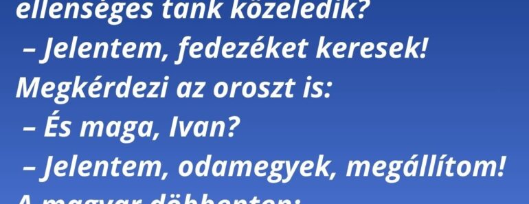 Magyar és orosz katonák közös gyakorlaton vannak.