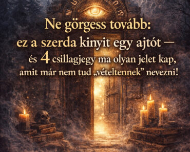 Ne görgess tovább: ez a szerda kinyit egy ajtót — és 4 csillagjegy ma olyan jelet kap, amit már nem tud „véletlennek” nevezni!