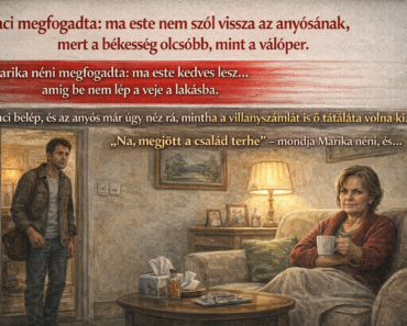 Anyós csak ennyit mondott a vejének: ‘Hozz kenyeret’… Laci azt hitte, sima beszólás — de a következő MONDAT olyan volt, hogy még a porszívó is leállt a szégyentől 😳🥖