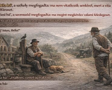 Józsi bá’ csak ennyit kérdezett: ‘Vettél új traktort?’… Béla bá’ válasza olyan székely csattanó lett, hogy még a hegyek is csendben maradtak 😳🚜🌲