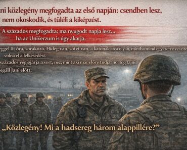 Jani csak túlélni akarta a katonaságot… de amit mondott, attól még az őrmester is újragondolta a szolgálatot…