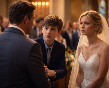 Éppen azt akartam mondani, hogy „Igen”, amikor a fiam felállt a padsorból, és olyan hangon szólt közbe, amit addig csak akkor hallottam tőle, amikor baj volt: