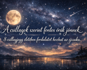 A csillagok szerint fontos órák jönnek. Ezt hozza az éjszaka 8 csillagjegy számára.