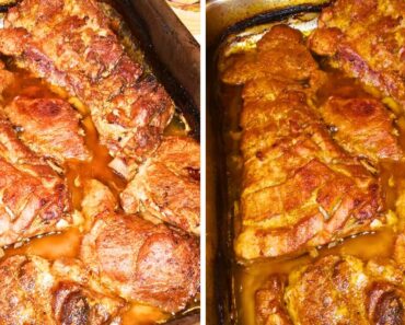 Sült oldalas egyszerűen, tepsiben sütve